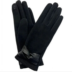 Marcus Adler Women's Bow Ultra Cozy Jersey Touchscreen Glove